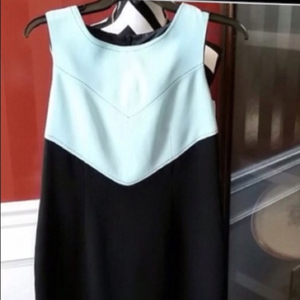 Cute baby blue and black dress by Studio 1 Size 8P